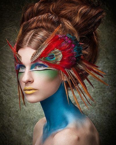 Bird Inspired Makeup Something Like This Would Be Great With My Neo