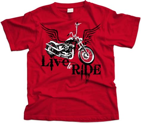 Live To Ride T Shirt