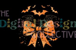 Spooky Coquette Halloween Bow Png Graphic By Lizballew Creative Fabrica