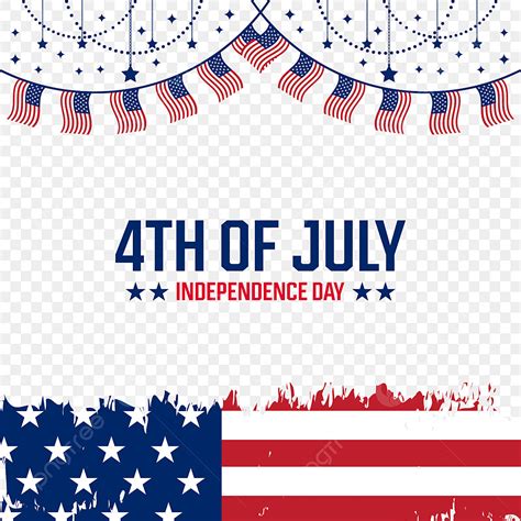 American Independent Day Vector Art Png Th Of July American