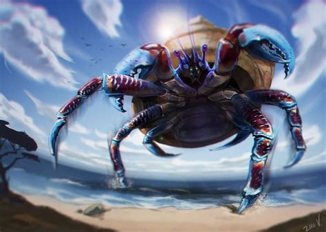 Giant crab Art by Voloshuchka #giant #crab #digitalart #concept # ...