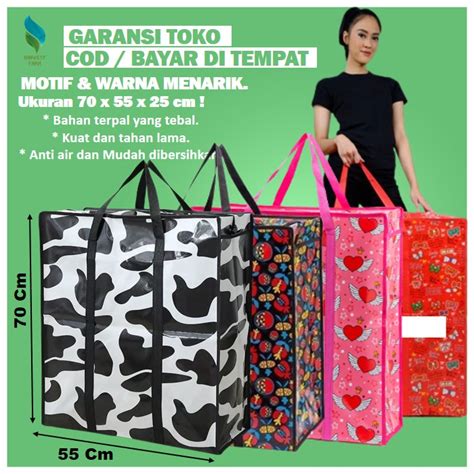 Jual Tas Laundry Bag Jumbo Tempat Baju Kotor Tas Baju Jinjing Tas Baju