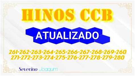 Hinos Ccb Atualizados