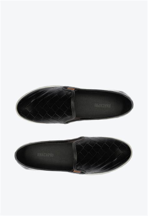 T Nis Slip On Preto Anacapri Texturas Zz Mall