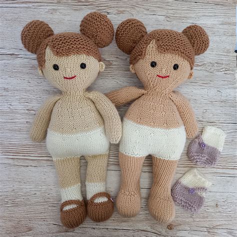 Ravelry Lilly And May Dolls Pattern By Claire Fairall Designs