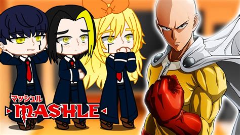 Mashle React To Saitama One Punch Man Gacha React YouTube