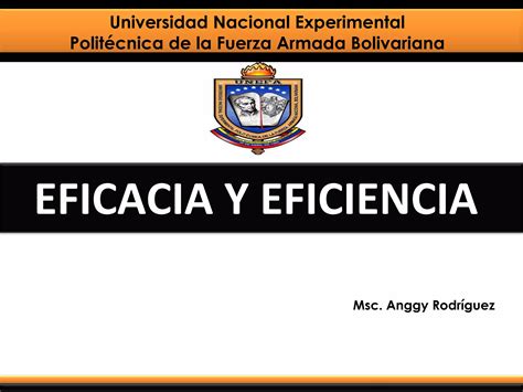 Eficacia Eficiencia PPT