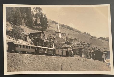 Fotokarte Gaberell Furka Oberalp Bahn Bei Niederwald Kaufen Auf Ricardo