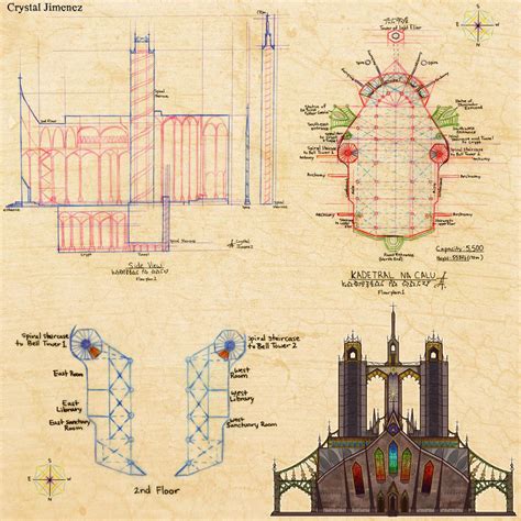 Cathedral Floor Plans By Cryej On Deviantart