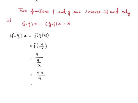 Solved Determine Which Two Functions Are Inverses Of Each Other F X