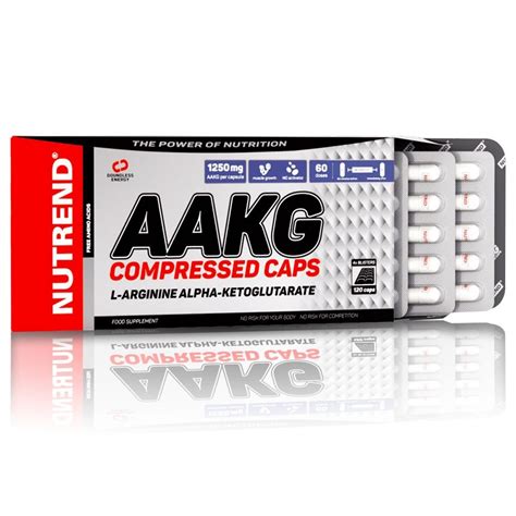 Nutrend AAKG Compressed Caps - 120 kapszula - simplesport.hu