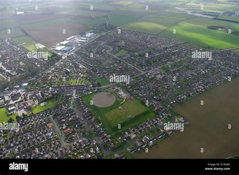 An Aerial View Of Bracebridge Heath Near Lincoln With Raf Waddington