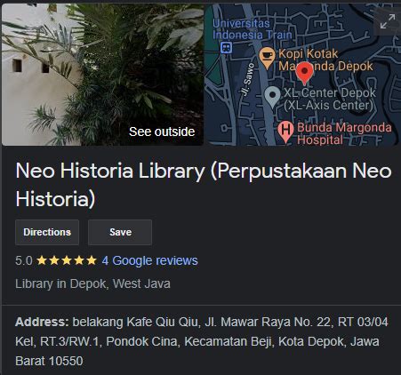 Mari Mengenal Perpustakaan Bersama Neo Historia Sebuah Perpustakaan