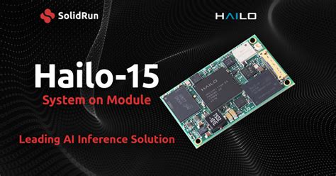 Solidrun Unveils Hailo System On Module Som Solidrun