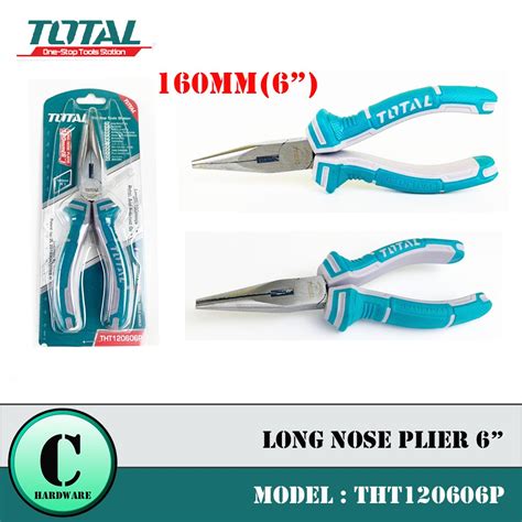 Total Long Nose Plier 6 Tht120606p Shopee Malaysia