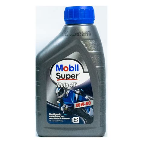 ACEITE MOBIL SUPER 4T 20W50 PINTA MINERAL MOTO EXPRESS