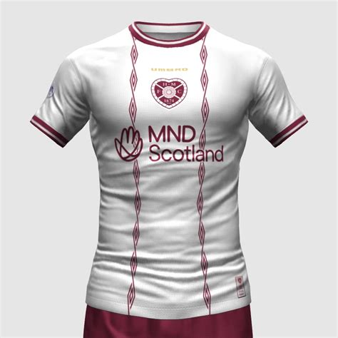 Umbro Heart Of Midlothian Away Kit Concept FIFA 23 Kit Creator Showcase