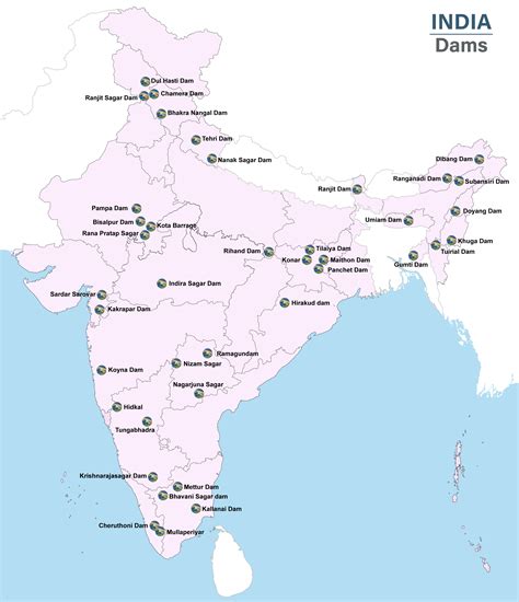 Dams in India: List of Major Dams in India (State-wise Maps)