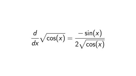 What Is The Derivative Of Cos2x Full Solution