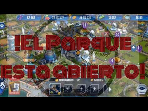 El Parque Esta Abierto Jurassic World The Game Youtube