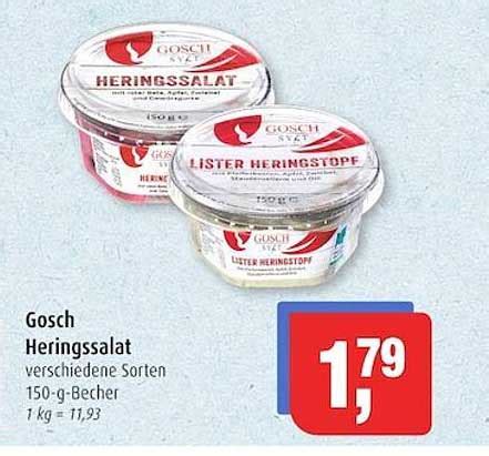 Gosch Heringssalat Angebot Bei Markant