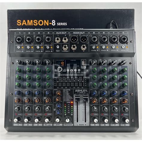 Jual Ashley Samson Samson Ch Usb Bluetooth Soundcard Original Mixer