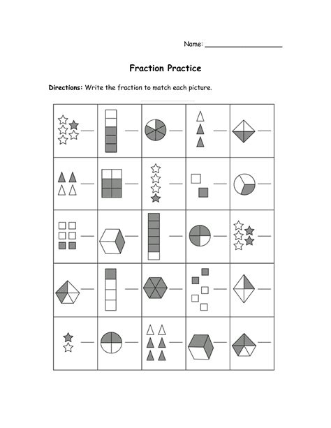 Rd Grade Fractions Worksheets Fractions Worksheets For Grad