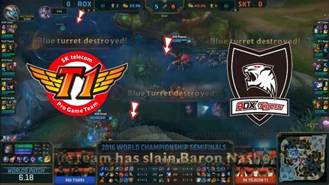 Play You Missed SKT Vs ROX Semi Finals LoL Worlds 2016 SKT T1 Vs