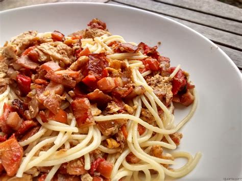 Esparguete Ovos e Bacon Iguaria Receita e Culinária