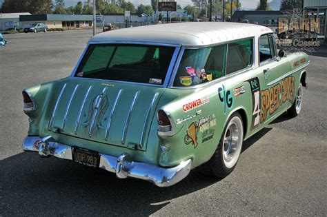 1955, Chevrolet, Chevy, Nomad, Belair, Gasser, Pro, Stocl, Drag ...