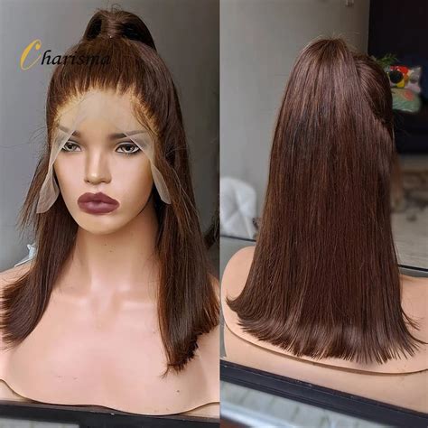 Charisma Peluca Sint Tica Con Malla Frontal Para Mujer Pelo Corto Bob