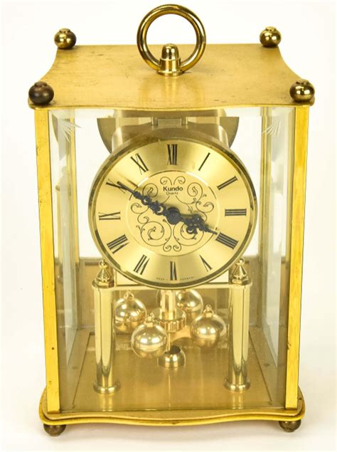 Sold Price Kieninger Obergfell Kundo Quartz Mantel Clock Invalid