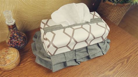 DIY Tissue Box Cover YouTube