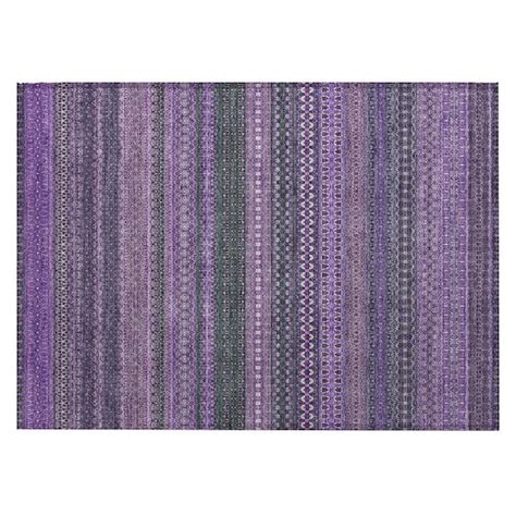 Addison Rugs Chantille Acn Purple Ft In X Ft In Machine