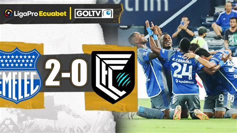 El Electrico Ganó En Casa Emelec 2 0 Cumbayá Ligapro 2024 Youtube