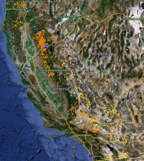 California Gold Maps Gold Claims Gold Map California Gold Nevada