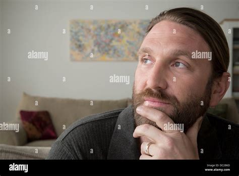 Man Day Dreaming Stock Photo Alamy