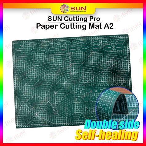 Jual Alas Potong Kertas Cutting Mat Uk A2 A1 Bahan Pvc Double