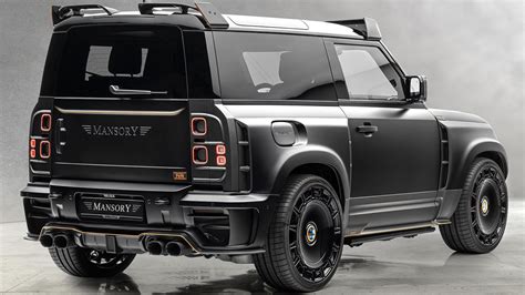 Mansorys Land Rover Defender V8 Black Edition Is The Ultimate Pose