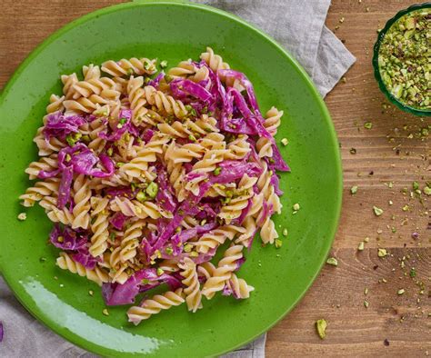 Pasta Con Cavolo Rosso E Pistacchi Senza Glutine Cookidoo La