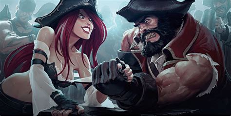 Miss Fortune Vs Gangplank Wallpapers Fan Arts League Of Legends