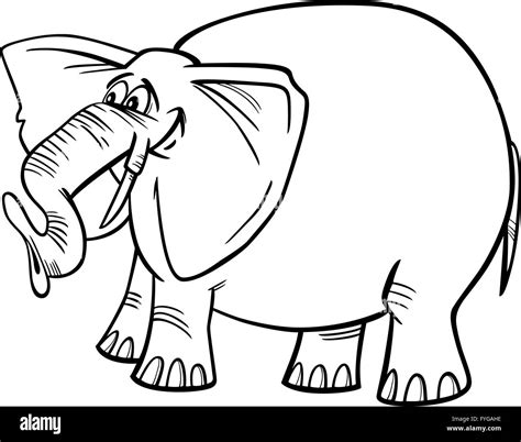 Animado Dibujos Para Colorear Elefante Pages