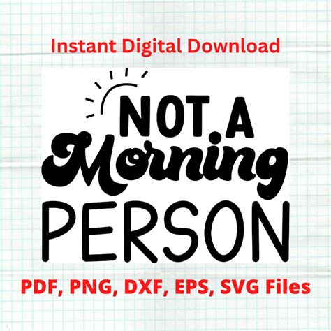 Morning Svg Mornings Svg Wake Up Svg Grumpy Svg Grumpy Etsy