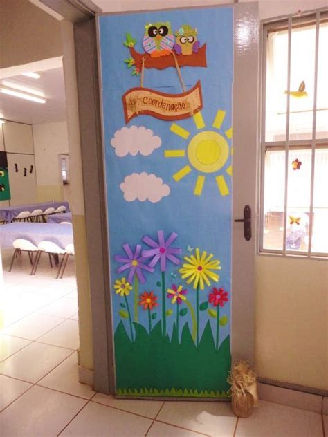 Portas Decoradas O Tema Primavera Door Decorations Classroom