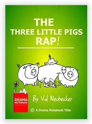 Short Three Little Pigs Play Script for Schools-Includes Rap