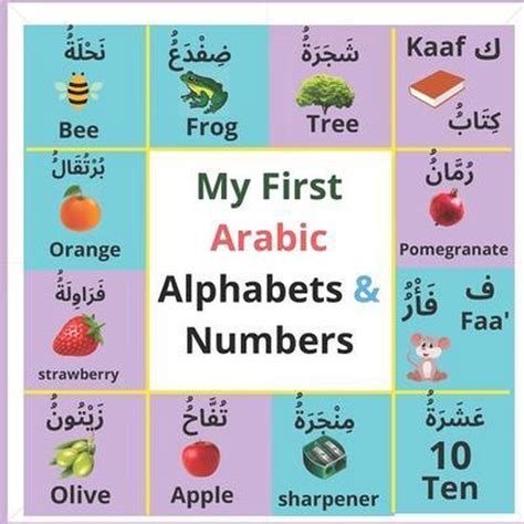 My First Arabic Alphabets And Numbers Arabic Alphabet Picture Book