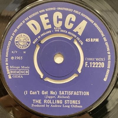 中古 盤質B Satisfaction The Rolling Stones HMV BOOKS online F12220