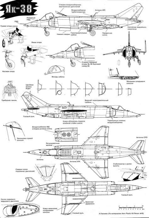Yakovlev Yak 38 Blueprint For 3d Modeling