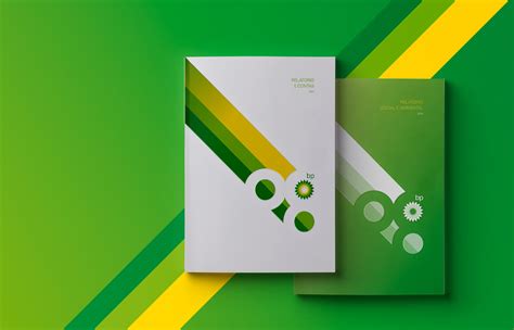 BP - annual report on Behance