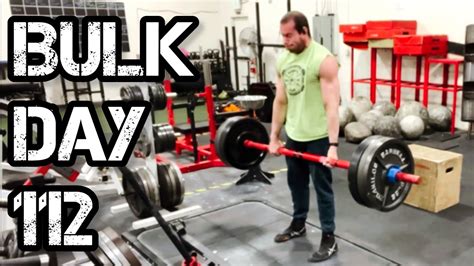 Bulk To 250 Day 112 Light Deadlifts Youtube